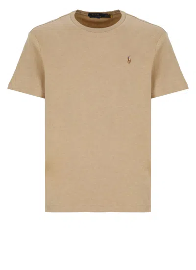 Ralph Lauren Pony T-shirt In Gray