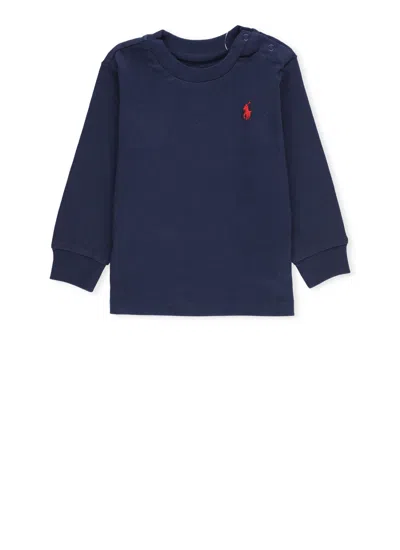 Ralph Lauren Babies' Pony T-shirt In Blue