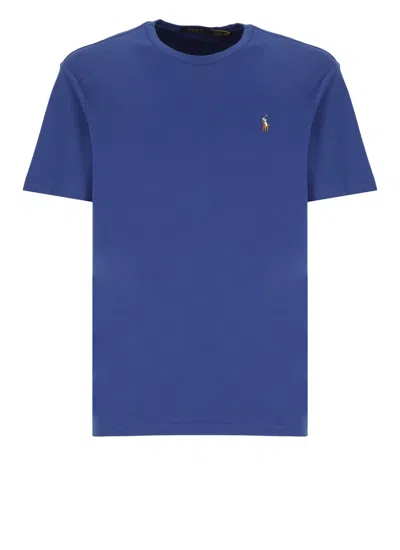 Ralph Lauren Pony T-shirt In Blue