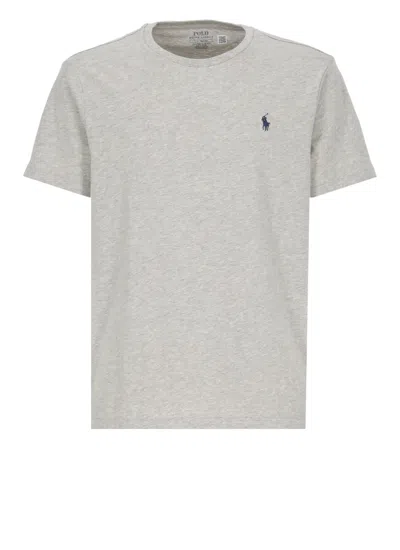 Ralph Lauren Pony T-shirt In Grey