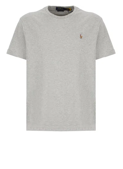Ralph Lauren Pony T-shirt In Grey