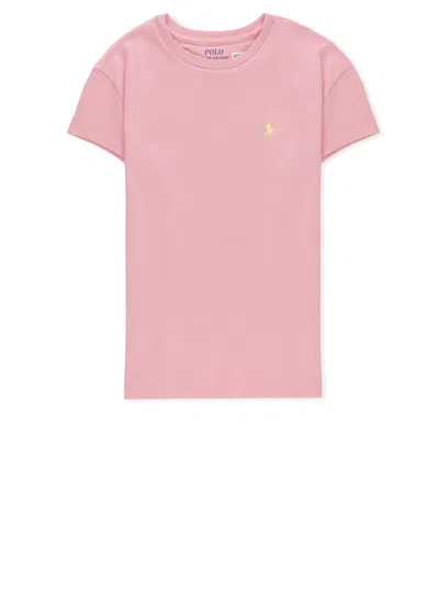 Ralph Lauren Kids' Pony T-shirt In Pink