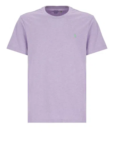 Ralph Lauren Pony T-shirt In Purple