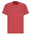 Polo Ralph Lauren Classic Fit Striped Jersey T-shirt In Red