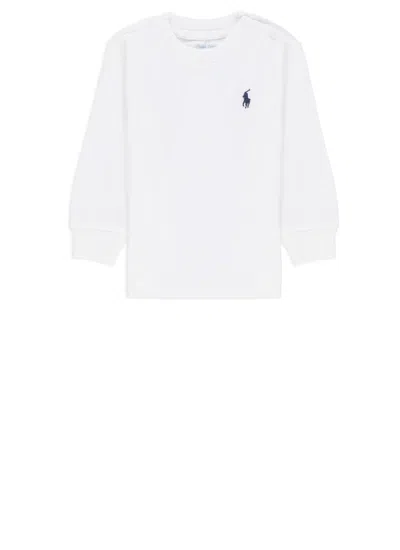Ralph Lauren Babies' Pony T-shirt In White