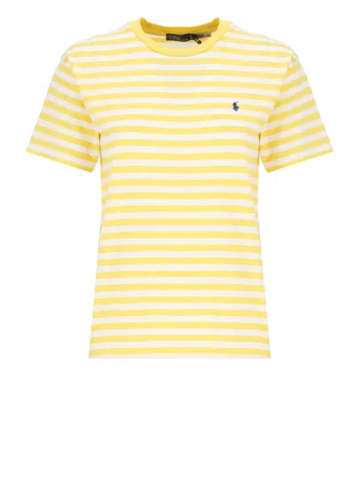 Ralph Lauren Pony T-shirt In Yellow