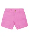 Ralph Lauren Preppy Short-shorts-flat Front In Laguna Pink