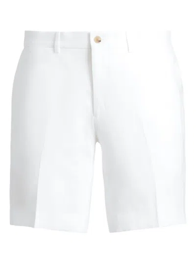 Ralph Lauren Pressed-crease Chino Shorts In White
