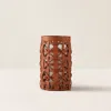 Ralph Lauren Preston Woven Leather Hurricane In Brown