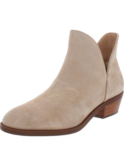 Ralph Lauren Prestyn Womens Padded Insole Cowgirl Shooties In Brown
