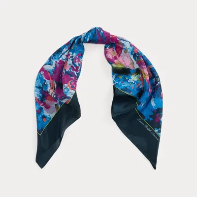 Ralph Lauren Print Silk Square Scarf