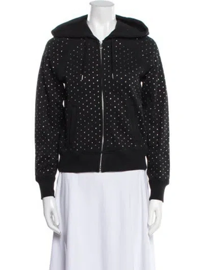 Pre-owned Ralph Lauren Printed Bomber Jacket In Black