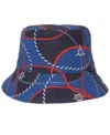 Ralph Lauren Printed Bucket Hat In New Sapphire