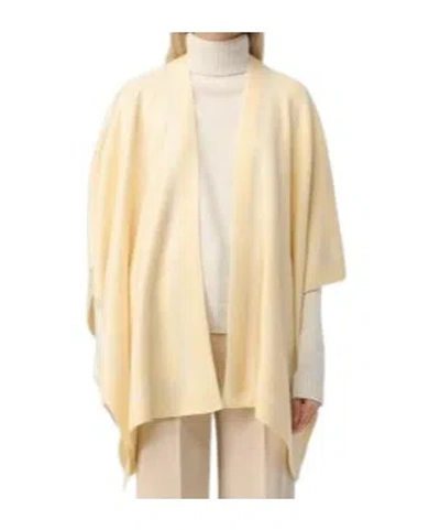 Ralph Lauren Printed Cloak In Yellow Cream