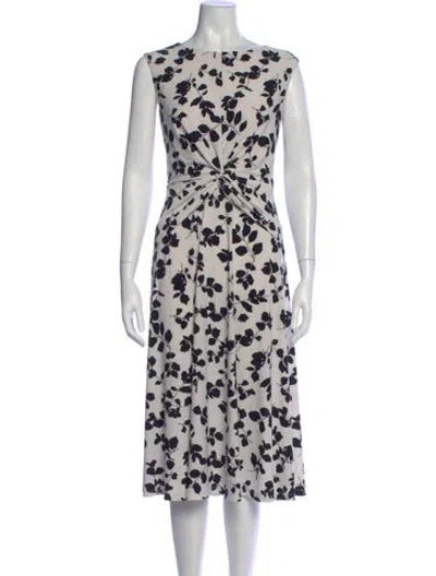 Pre-owned Ralph Lauren Printed Midi Length Dress In Multi
