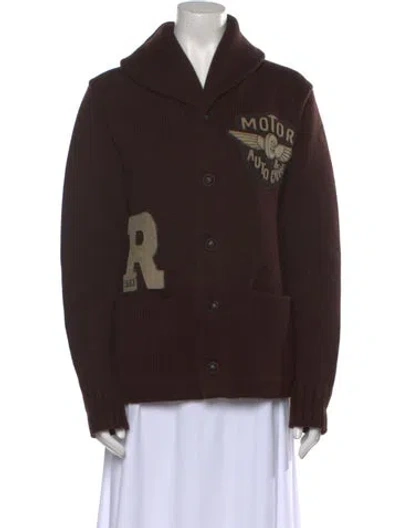 Pre-owned Ralph Lauren Printed Sweater In Brown