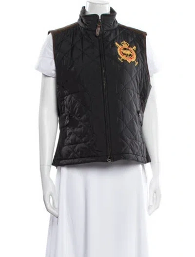 Pre-owned Ralph Lauren Printed Vest In Gray