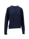 Ralph Lauren Prl Cn Po-long Sleeve-sweatshirt In Blue