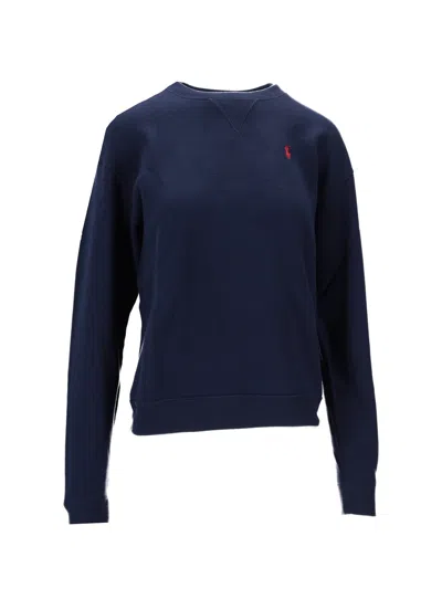 Ralph Lauren Prl Cn Po Long Sleeve Sweatshirt In Blue