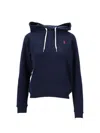 Ralph Lauren Prl Shrknhd-long Sleeve-sweatshirt In Blue