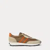 Ralph Lauren Prl Trail 100 Suede & Mesh Sneaker In Multi