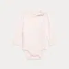 Polo Ralph Lauren Polo Pony-embroidered Cotton Bodysuit In Delicate Pink