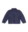 Ralph Lauren Packable Polo Pony Puffer Jacket In Blue