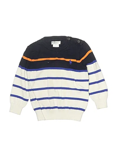 Pre-owned Ralph Lauren Kids' Pullover Sweater In Blue
