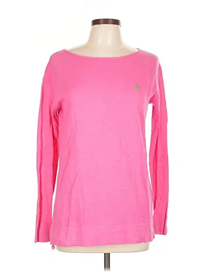 Pre-owned Ralph Lauren Pullover Sweater In Pink