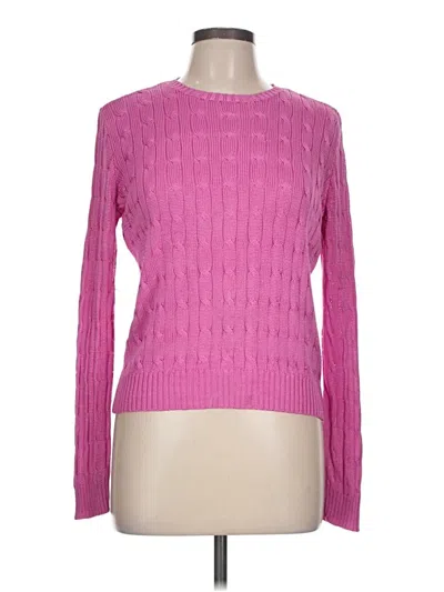 Pre-owned Ralph Lauren Pullover Sweater In Pink
