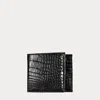 Ralph Lauren Alligator Billfold Wallet In Black