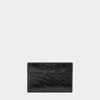 Ralph Lauren Alligator Card Case In Black