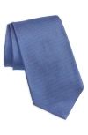 Ralph Lauren Purple Label Bond St. Silk Jacquard Tie In Navy/blue