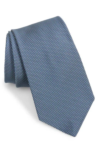 Ralph Lauren Purple Label Bond St. Silk Tie In Navy/green