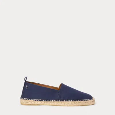 Ralph Lauren Bowsworth Canvas Espadrille In Classic Chairman Navy
