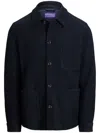 Ralph Lauren Button-down Jacket In Blue