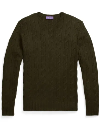 Ralph Lauren Cable-knit Cashmere Jumper In Green