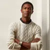Ralph Lauren Cable-knit Cashmere Sweater In Classic Cream