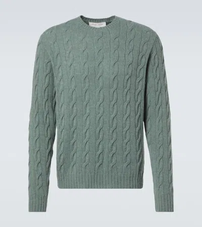 Ralph Lauren Cable-knit Cashmere Sweater In Green