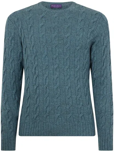 Ralph Lauren Cable-knit Jumper In Blue