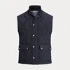 Ralph Lauren Carleton Quilted Down Vest In Classic Chairman Navy