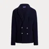Ralph Lauren Cashmere Blazer Cardigan In Blue