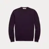Ralph Lauren Cashmere Crewneck Jumper In Purple