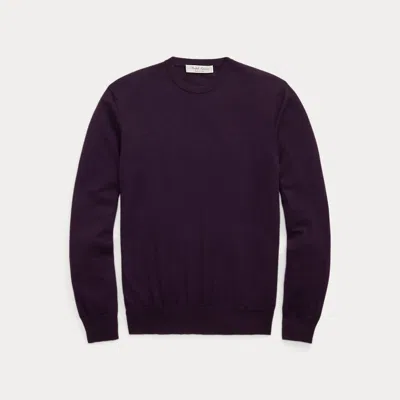 Ralph Lauren Cashmere Crewneck Jumper In Purple