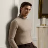 Ralph Lauren Cashmere Crewneck Sweater In Oatmeal Melange