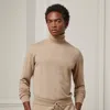 Ralph Lauren Cashmere Roll Neck Jumper In Red