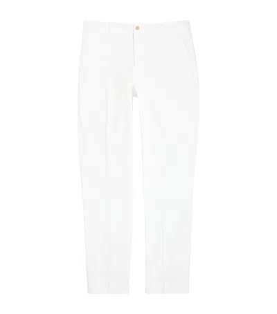 Ralph Lauren Cotton-blend Straight Chinos In White