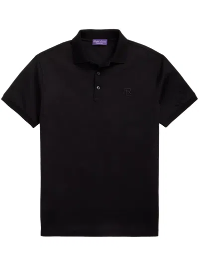 Ralph Lauren Cotton Polo Shirt In Black