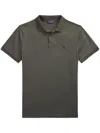 Ralph Lauren Men's Custom Slim-fit Pique Polo Shirt In Grey