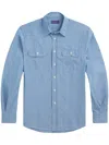 Ralph Lauren Cotton Shirt In Blue